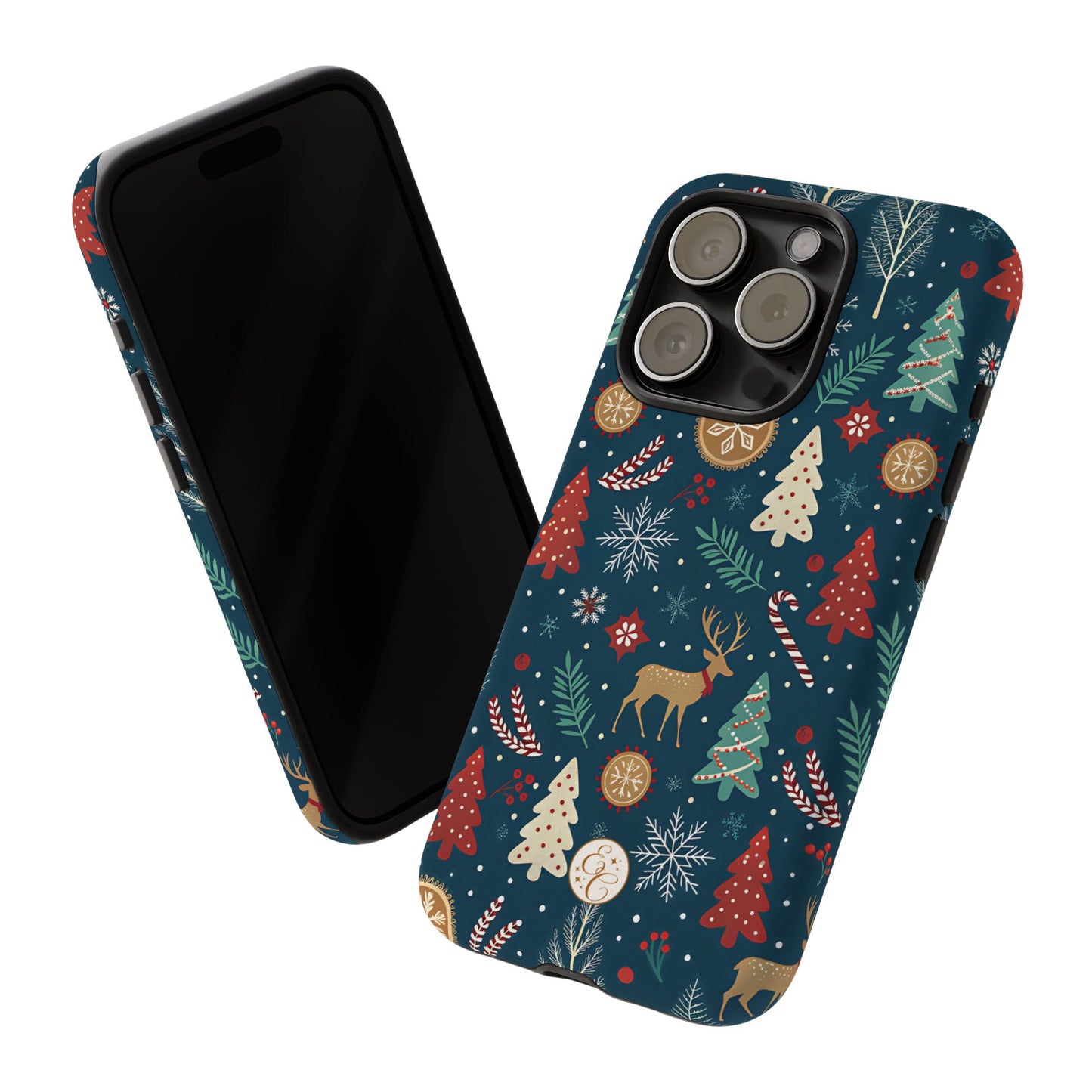 Christmas Holiday Pattern Tough Phone Case
