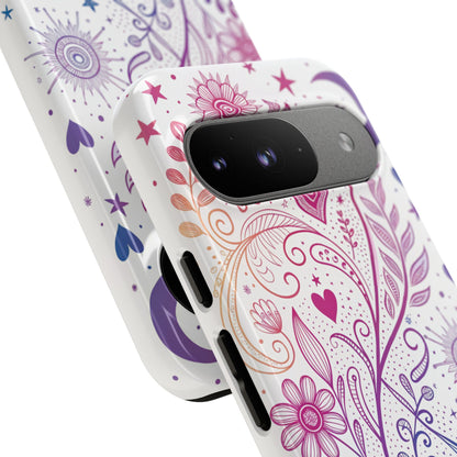 Subtel Bisexual Boho Doodle Tough Phone Case