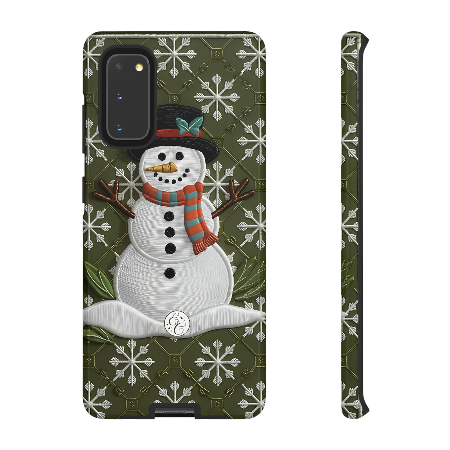 Christmas Snowman Tough Phone Case