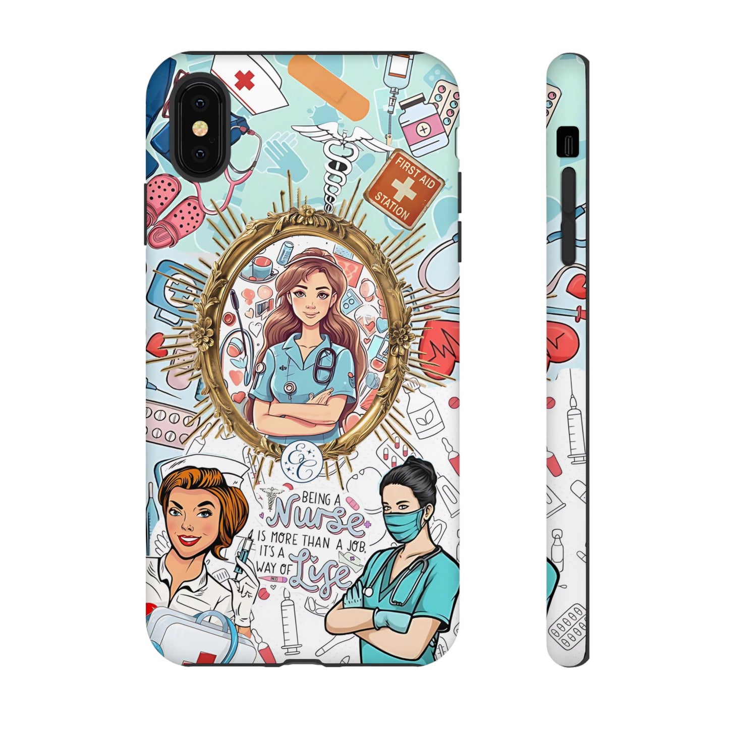 Nurse Art Tough Phone Case