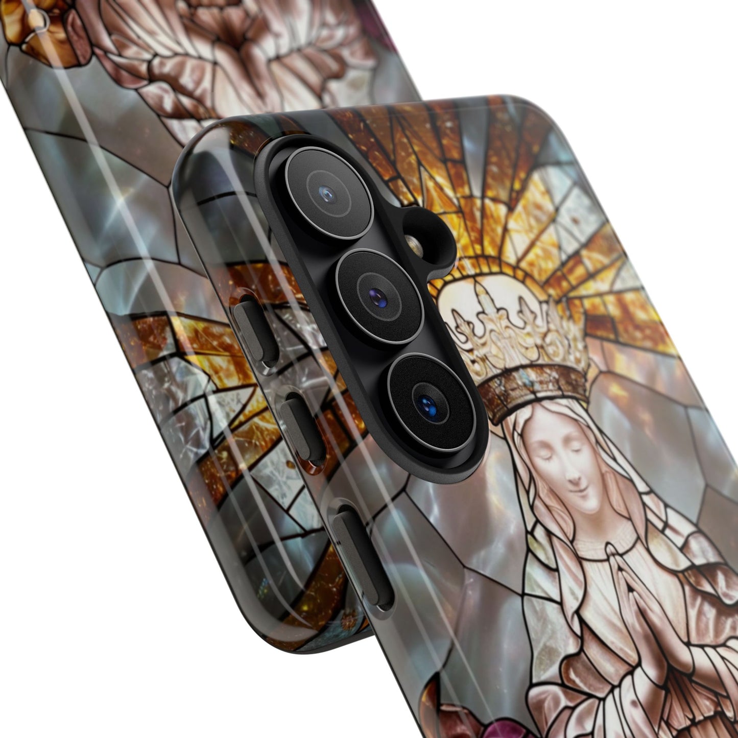 Virgin Mary Stained Glass Tough Phone Case