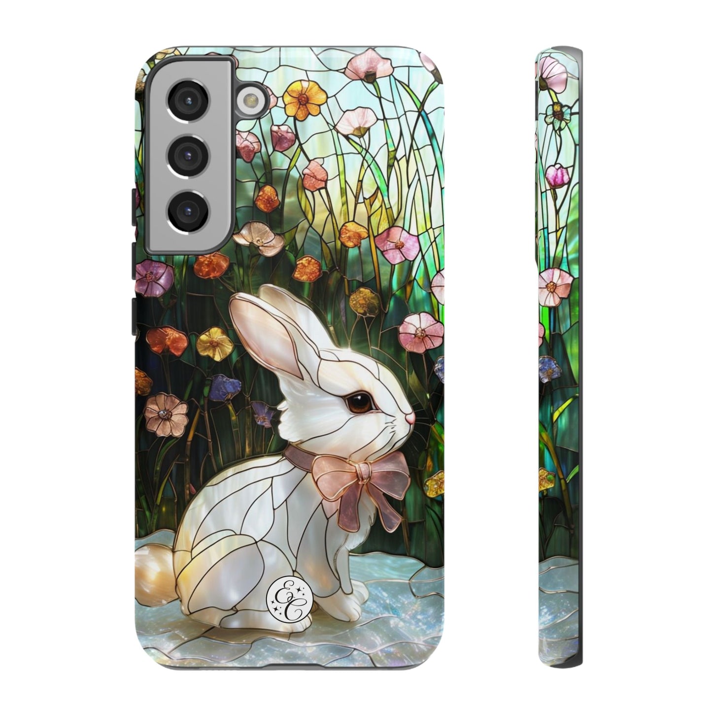 Easter Rabbit Stained Glass Tough Phone Case