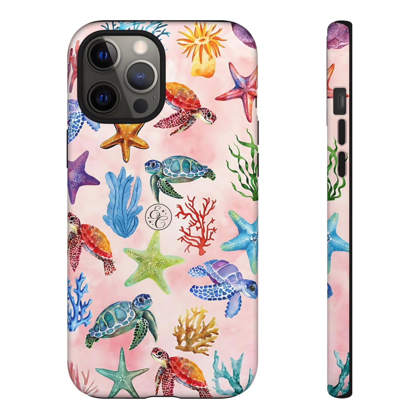 Colorful Marine Life Tough Phone Case