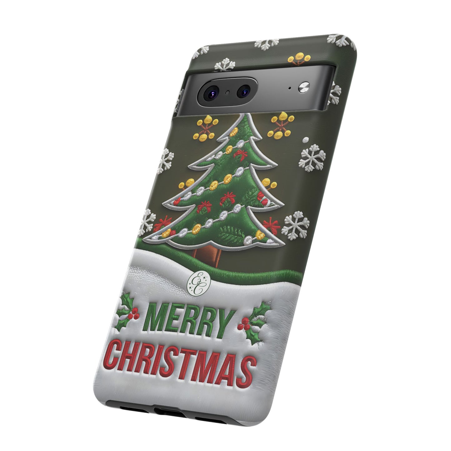 Merry Christmas Tree Tough Phone Case