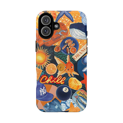 Nautical and Citrus Tough Phone Case