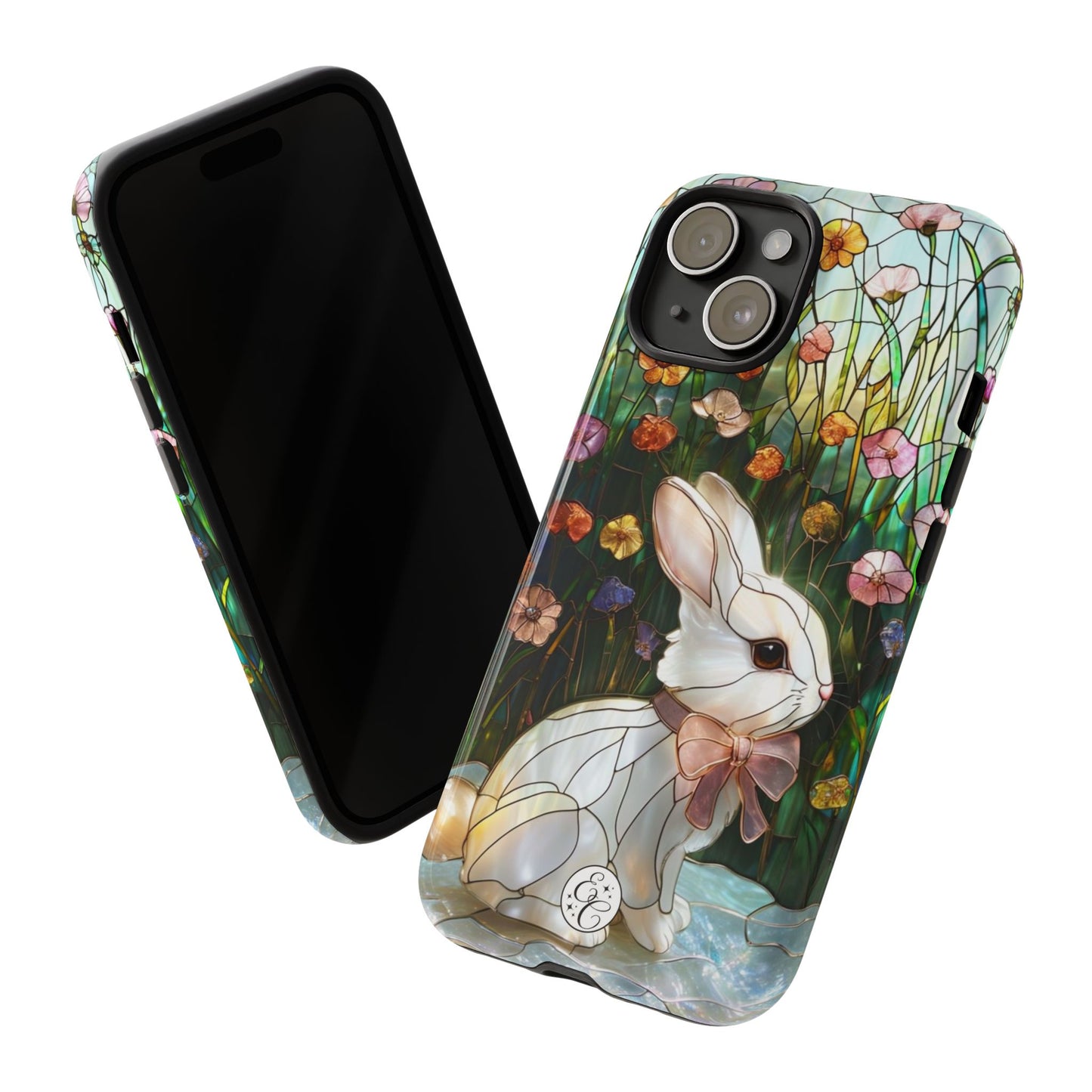 Easter Rabbit Stained Glass Tough Phone Case