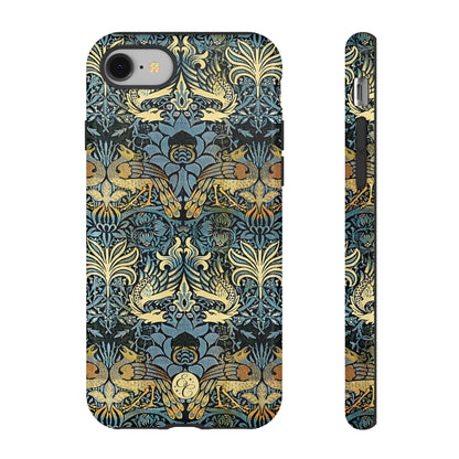 William Morris Peacock and Dragon Tough Phone Case