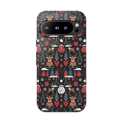 Christmas Holiday Pattern Tough Phone Case