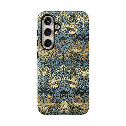 William Morris Peacock and Dragon Tough Phone Case