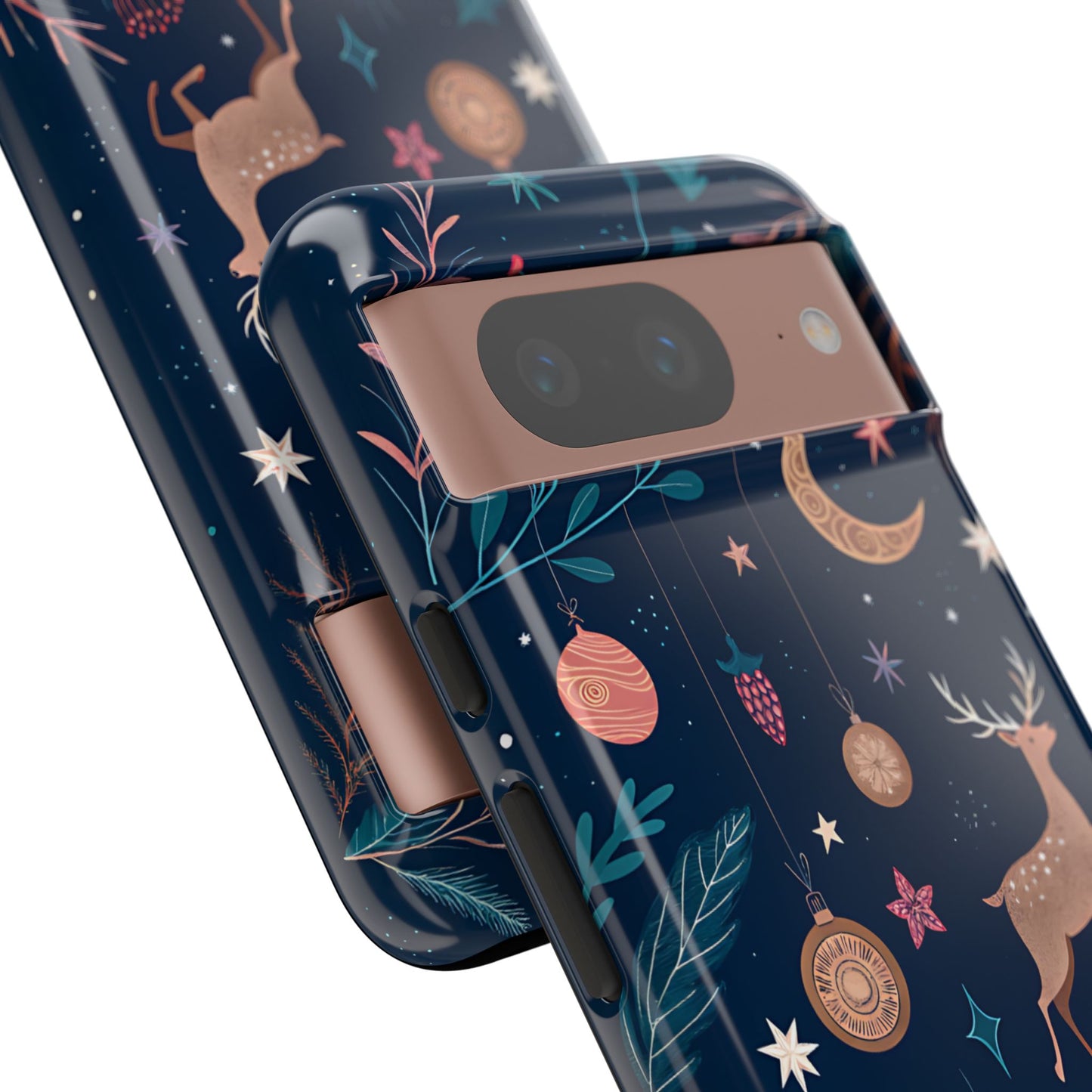 Boho Christmas Reindeer Tough Phone Case