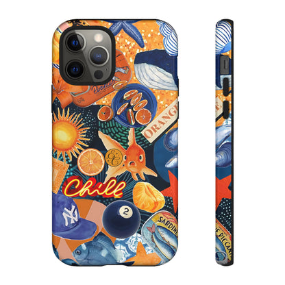 Nautical and Citrus Tough Phone Case