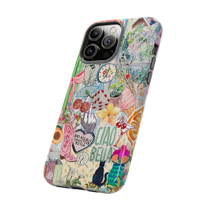 Coquette Art Collage Tough Phone Case