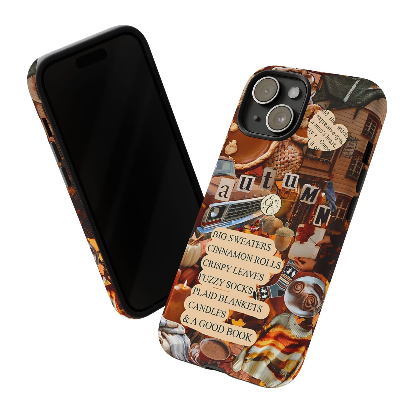 Autumn Aesthetic Collage Tough Phone Case