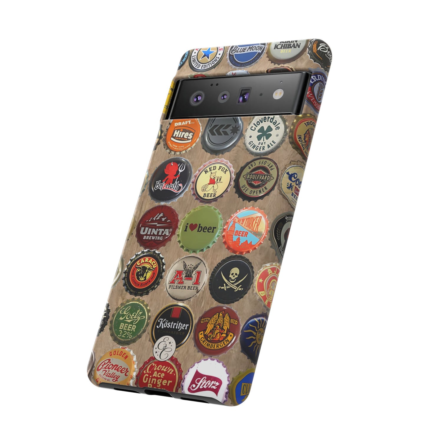 Beer Bottle Caps Tough Phone Case