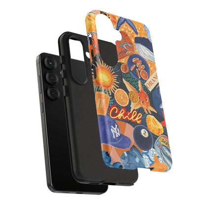 Nautical and Citrus Tough Phone Case