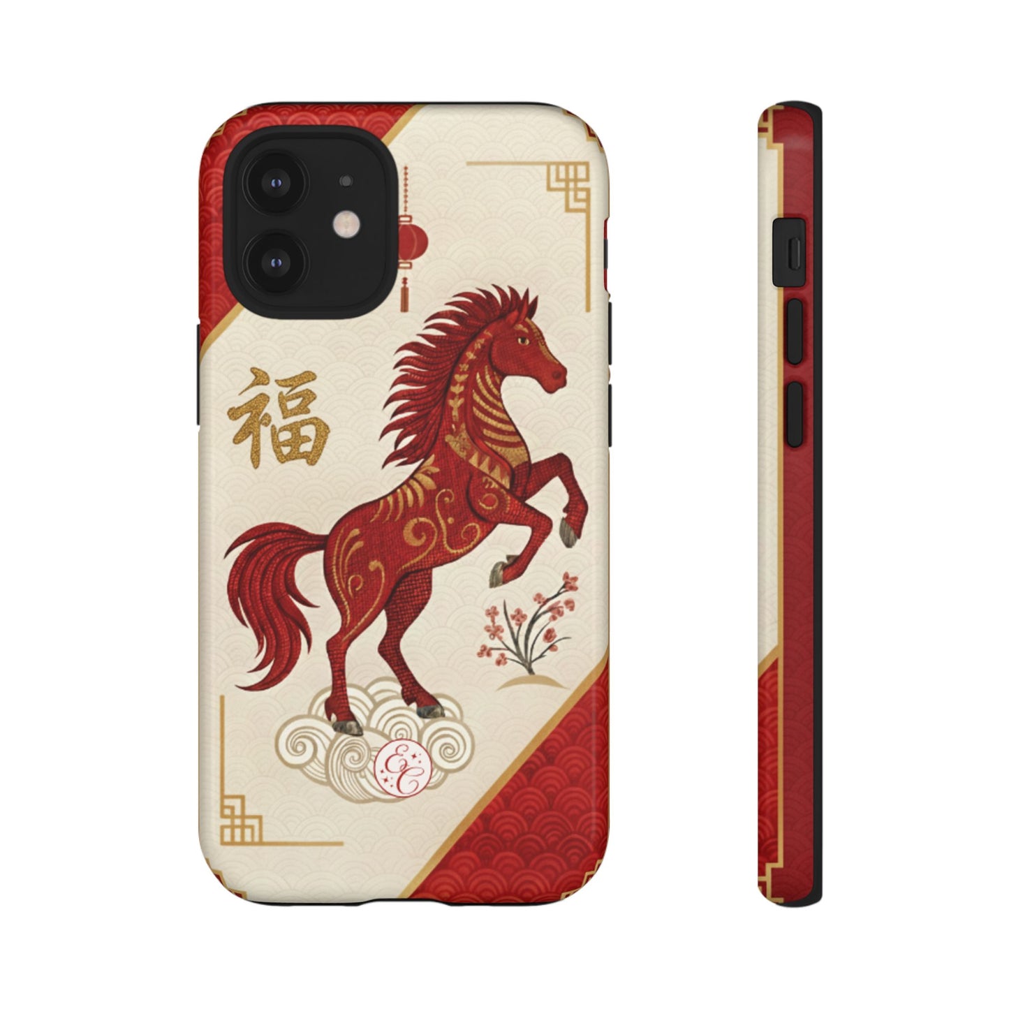 Chinese Zodiac Horse Tough Phone Case