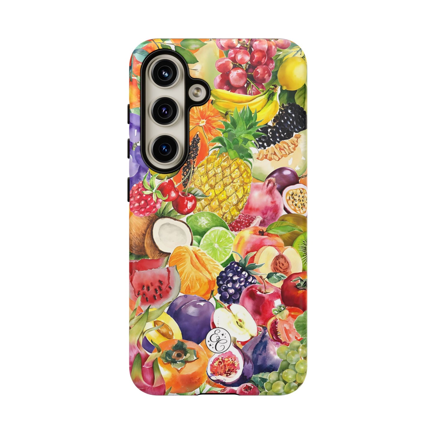 Colorful Fruits Collage Tough Phone Case