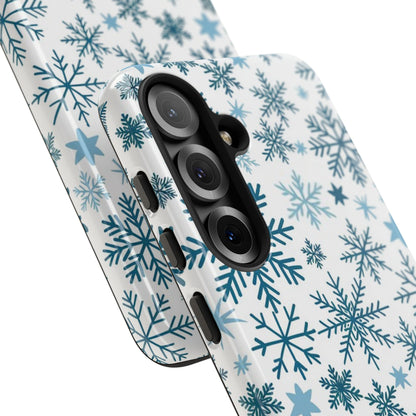 Winter Snowflakes Pattern Tough Phone Case