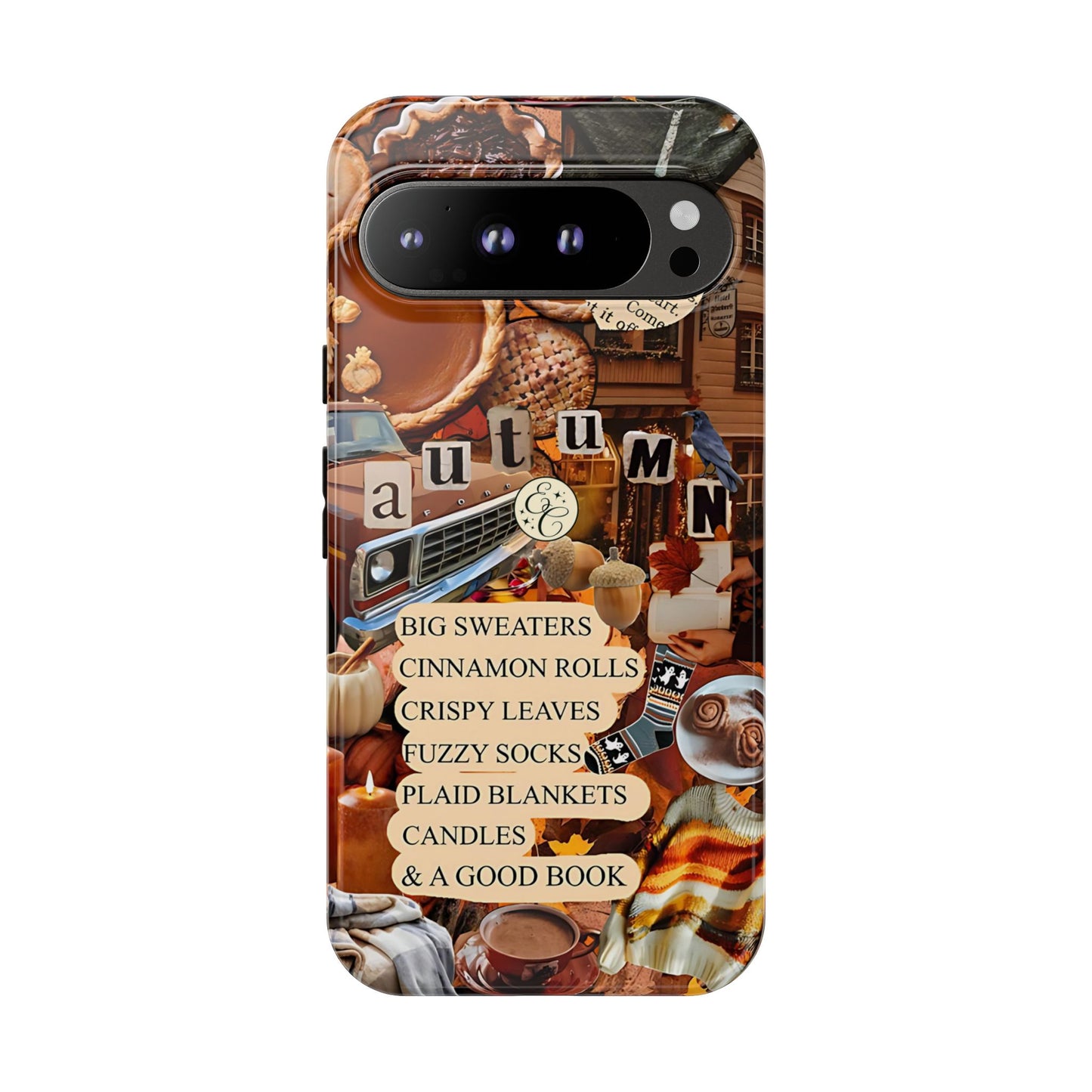 Autumn Aesthetic Collage Tough Phone Case