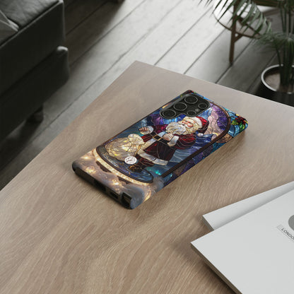 Santa Claus Stained Glass Phone Case