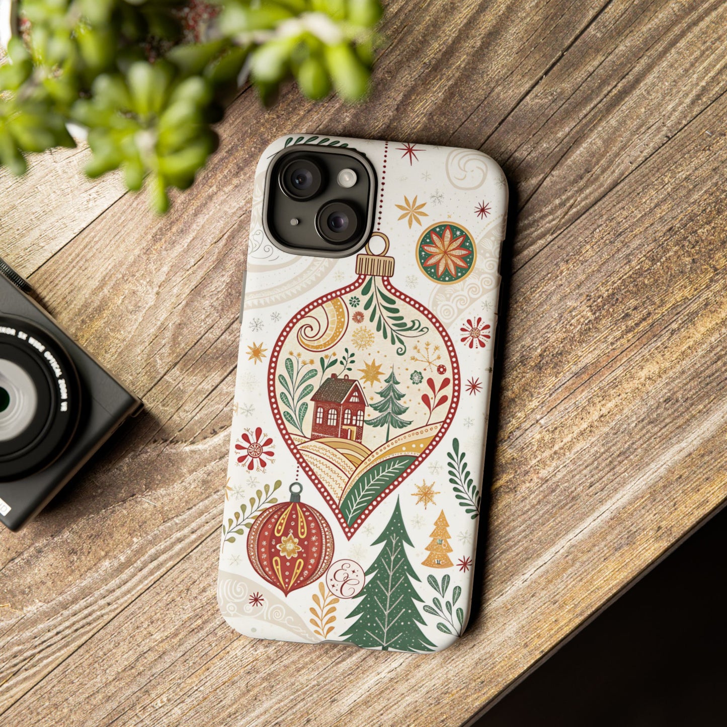 Cozy Christmas Ornament Tough Phone Case