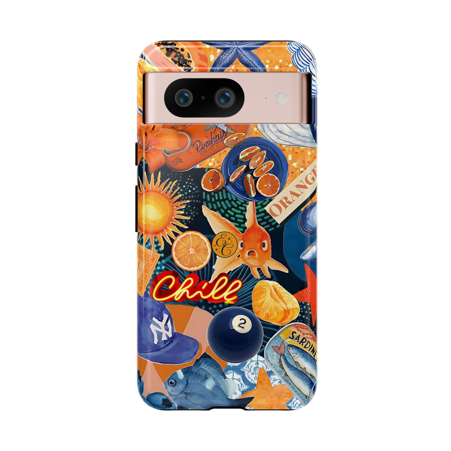 Nautical and Citrus Tough Phone Case