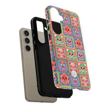 Colorful Sugar Skull Halloween Phone Case