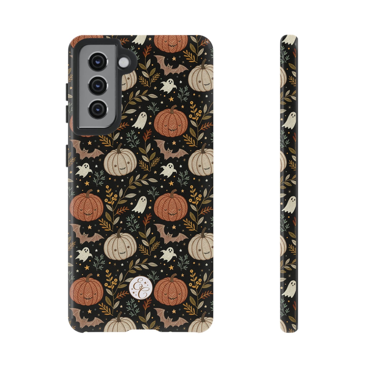 Spooky Halloween Boho Pattern Tough Phone Case