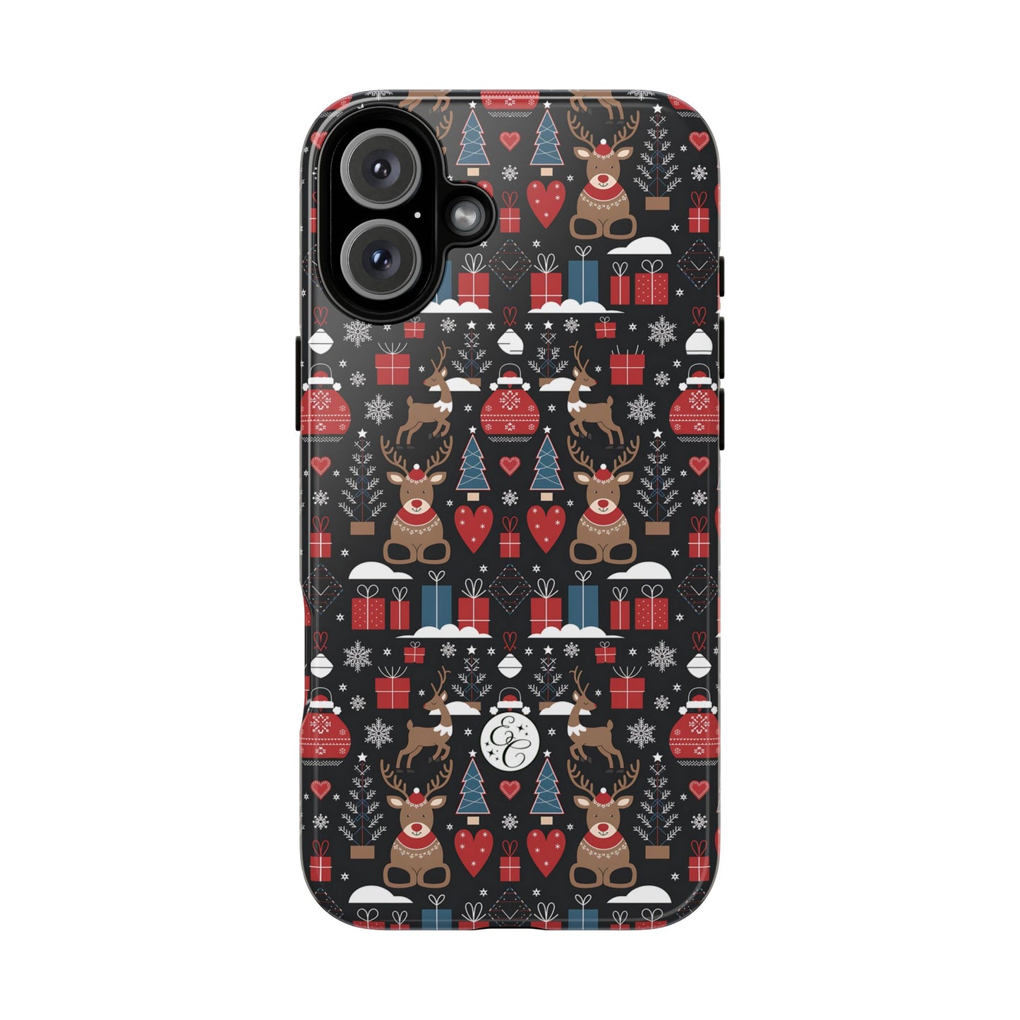 Christmas Holiday Pattern Tough Phone Case