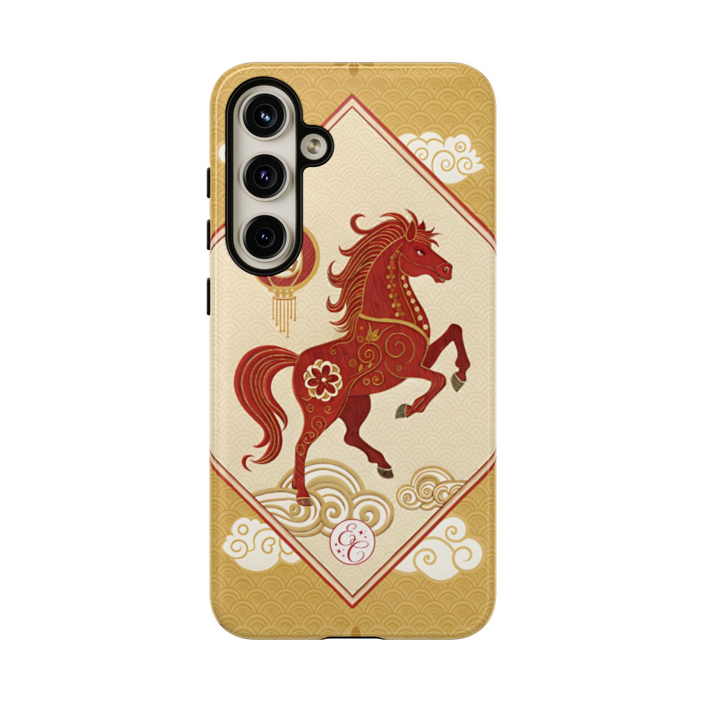 Chinese New Year Lucky Horse Tough Phone Case