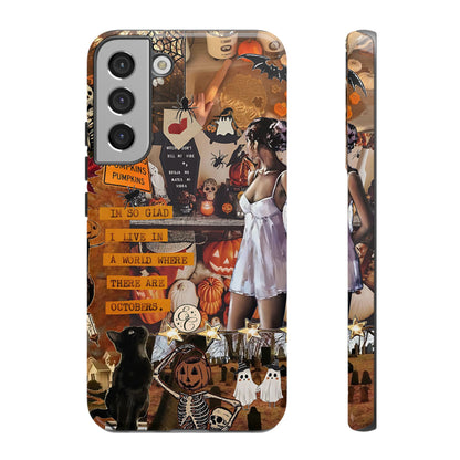 Halloween Aesthetic Collage Tough Phone Case