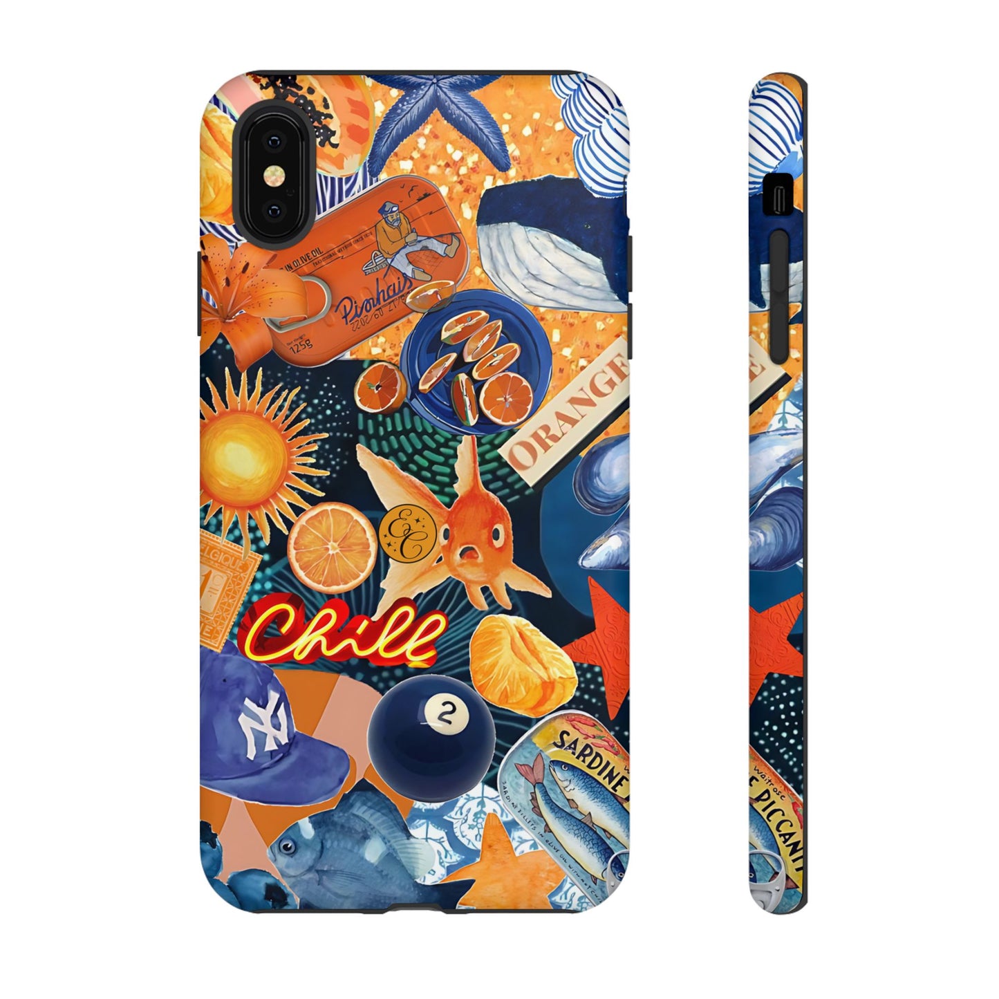 Nautical and Citrus Tough Phone Case