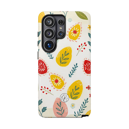 Colorful Easter Egg Pattern Tough Phone Case