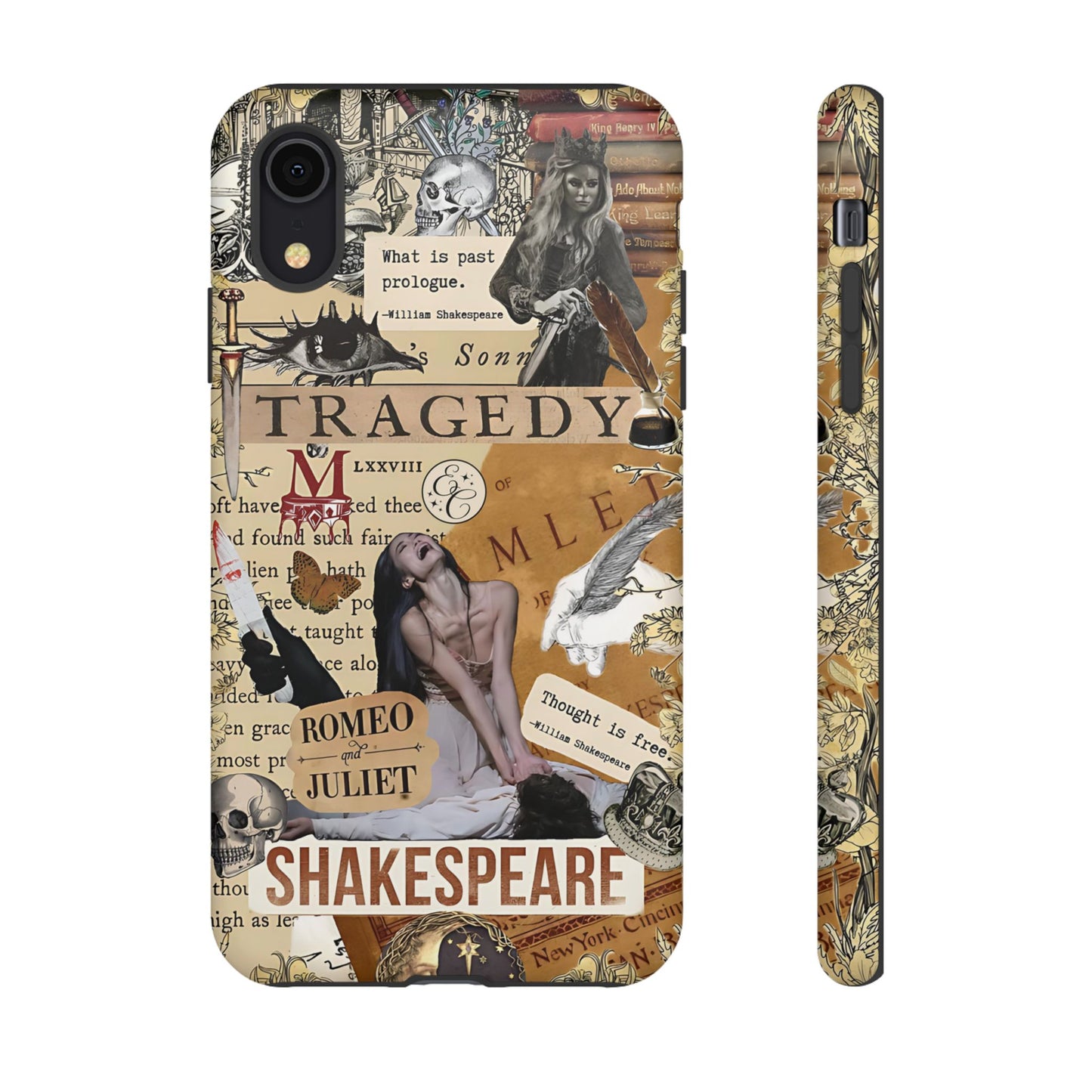 Shakespeare Tragedy Collage Tough Phone Case