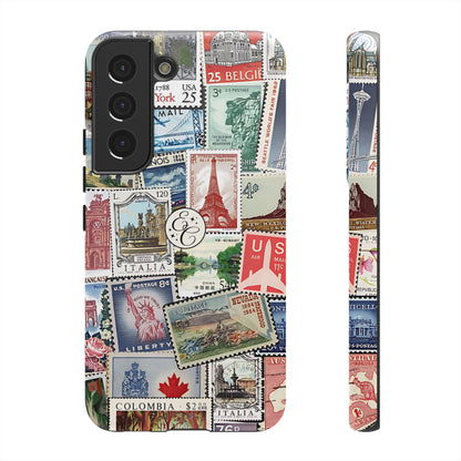 Vintage Stamp Collection Tough Phone Case