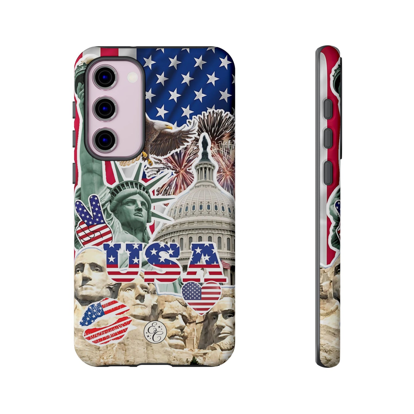 Patriotic USA Collage Tough Phone Case