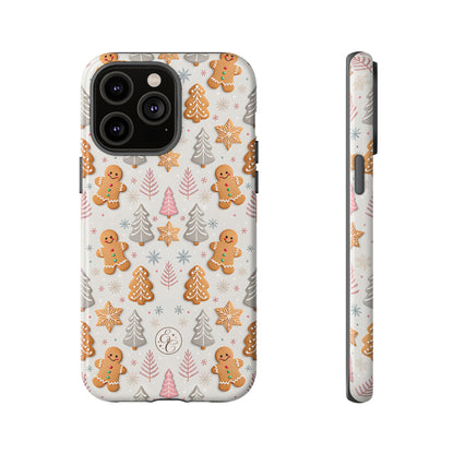 Christmas Gingerbread Man Pattern Tough Phone Case