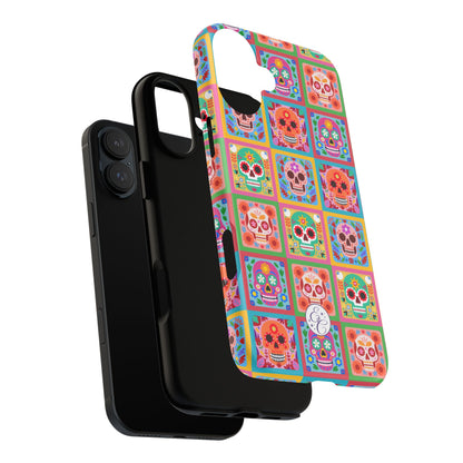 Colorful Sugar Skull Halloween Phone Case