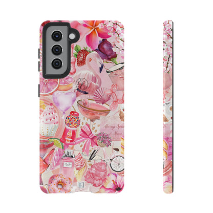 Pink Collage Tough Phone Case