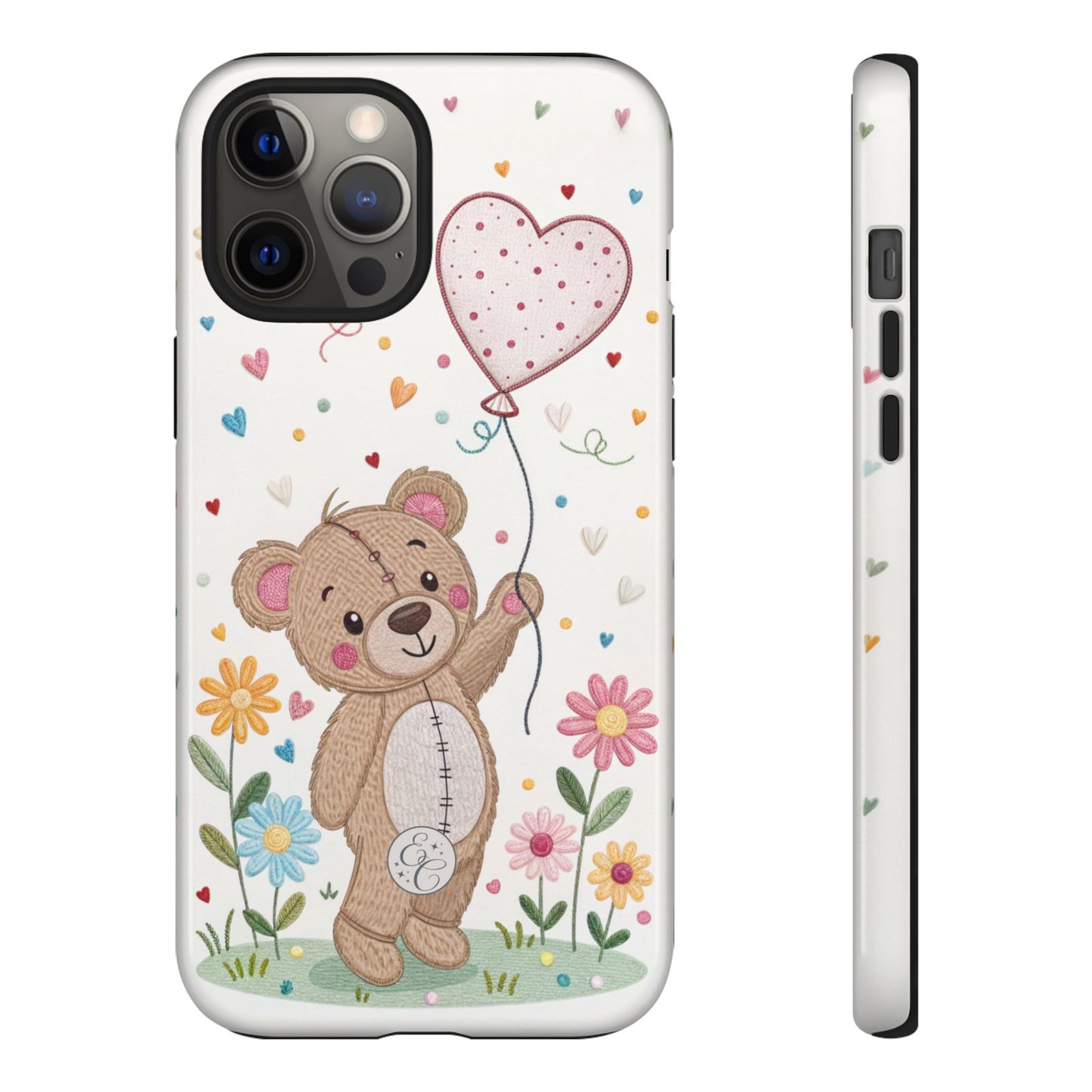Cute Teddy Bear Tough Phone Case