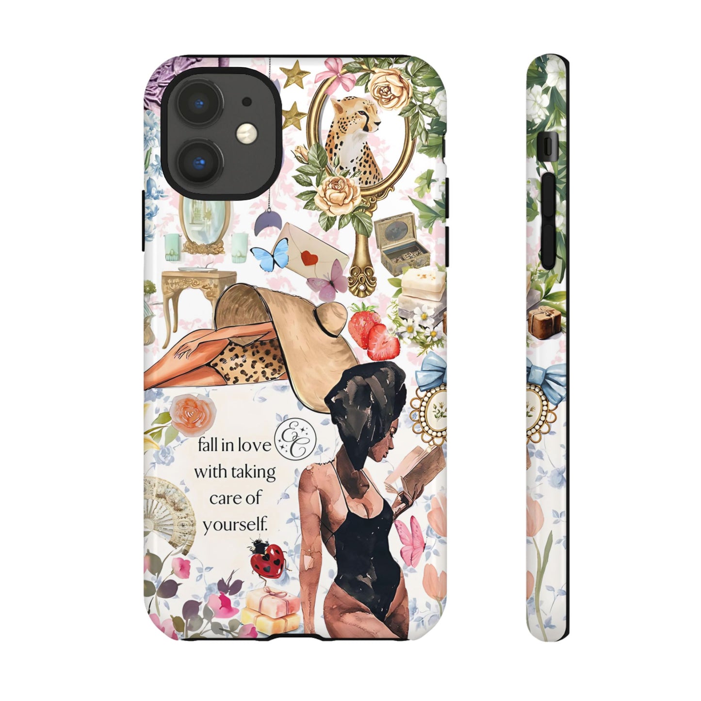 Aesthetic Coquette Collage Tough Phone Case