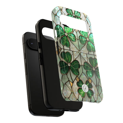 Stained Glass Clover Tough Phone Case