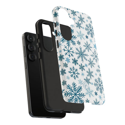 Winter Snowflakes Pattern Tough Phone Case