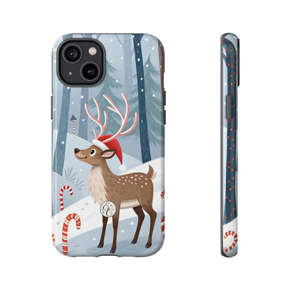 Reindeer in Winter Wonderland Tough Phone Case