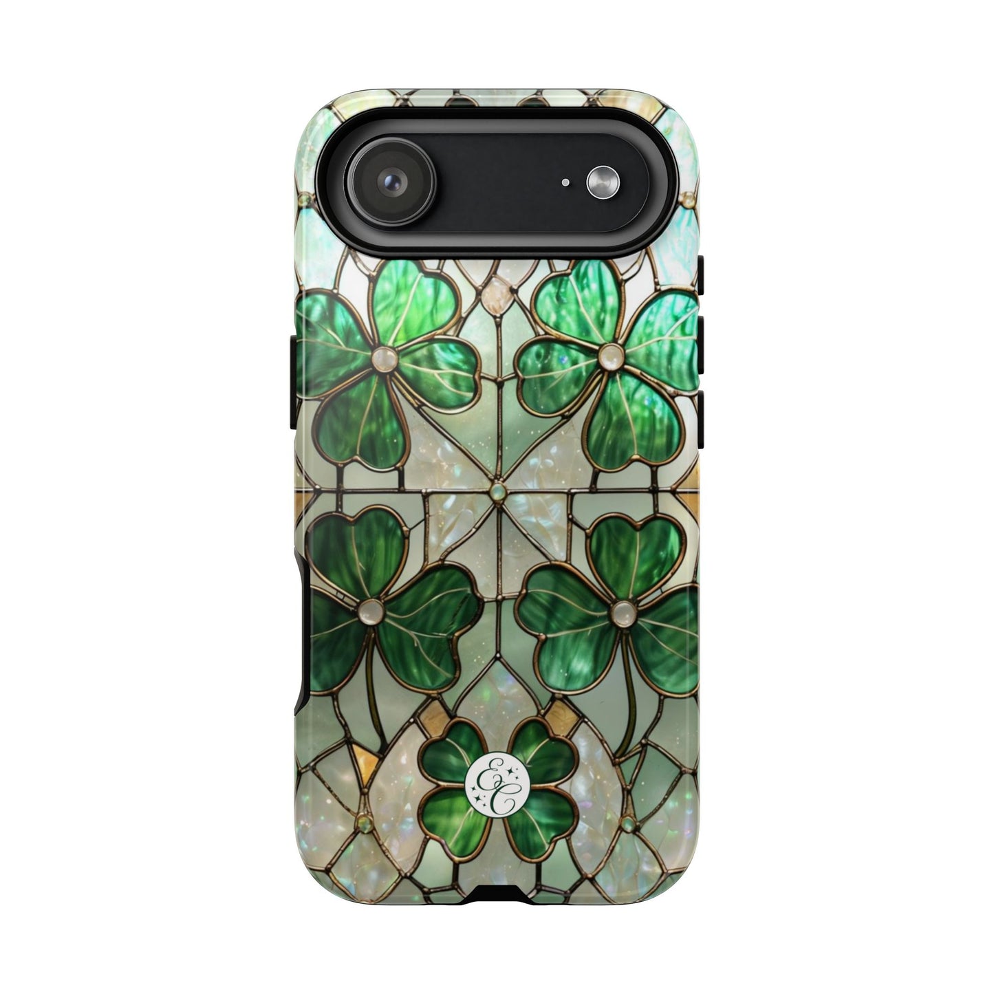 Stained Glass Clover Tough Phone Case
