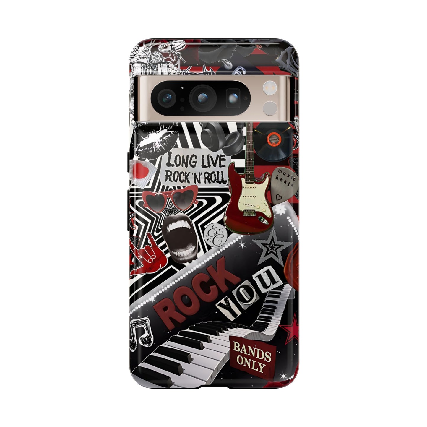 Rock and Roll Collage Tough Phone Case