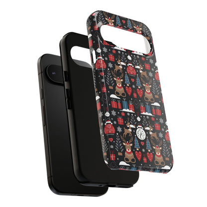 Christmas Holiday Pattern Tough Phone Case