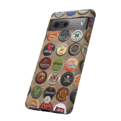 Beer Bottle Caps Tough Phone Case