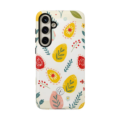 Colorful Easter Egg Pattern Tough Phone Case