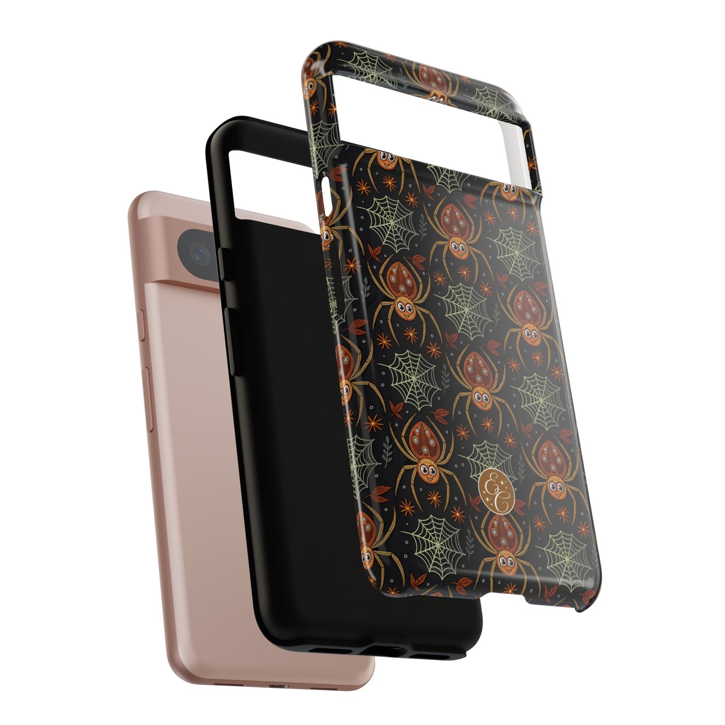 Boho Halloween Spider Pattern Tough Phone Case